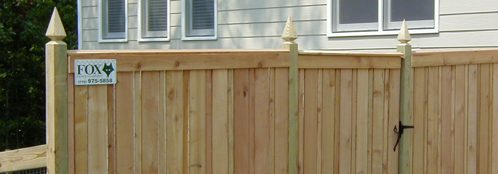 wood fencing Marietta ga