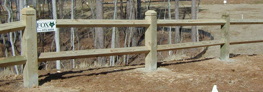 rail fence Marietta ga