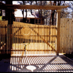 806 Pergola with 6x6 Posts with Double Gate