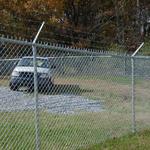 1001 Galvanized Security Fence with Barbed Wire