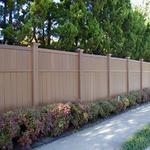 405 Eon Brand Redwood PVC Privacy Fence