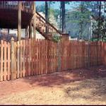 208 Arched Cedar Picket w/ 4x4 French Gothic Posts