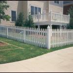 211 Pointed Picket with 6x6 Spire Cut Corner Posts 
