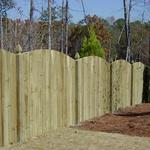 602 Arched Treated Pine with French Gothic Posts