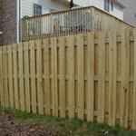 604 Treated Pine Shadowbox Fence
