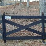 907 Creosote Crossbuck Fence